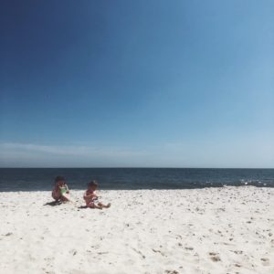 beach trip with kids