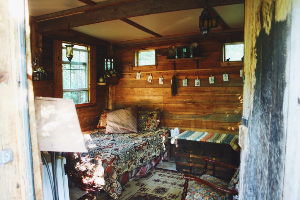 interior of our cabin 