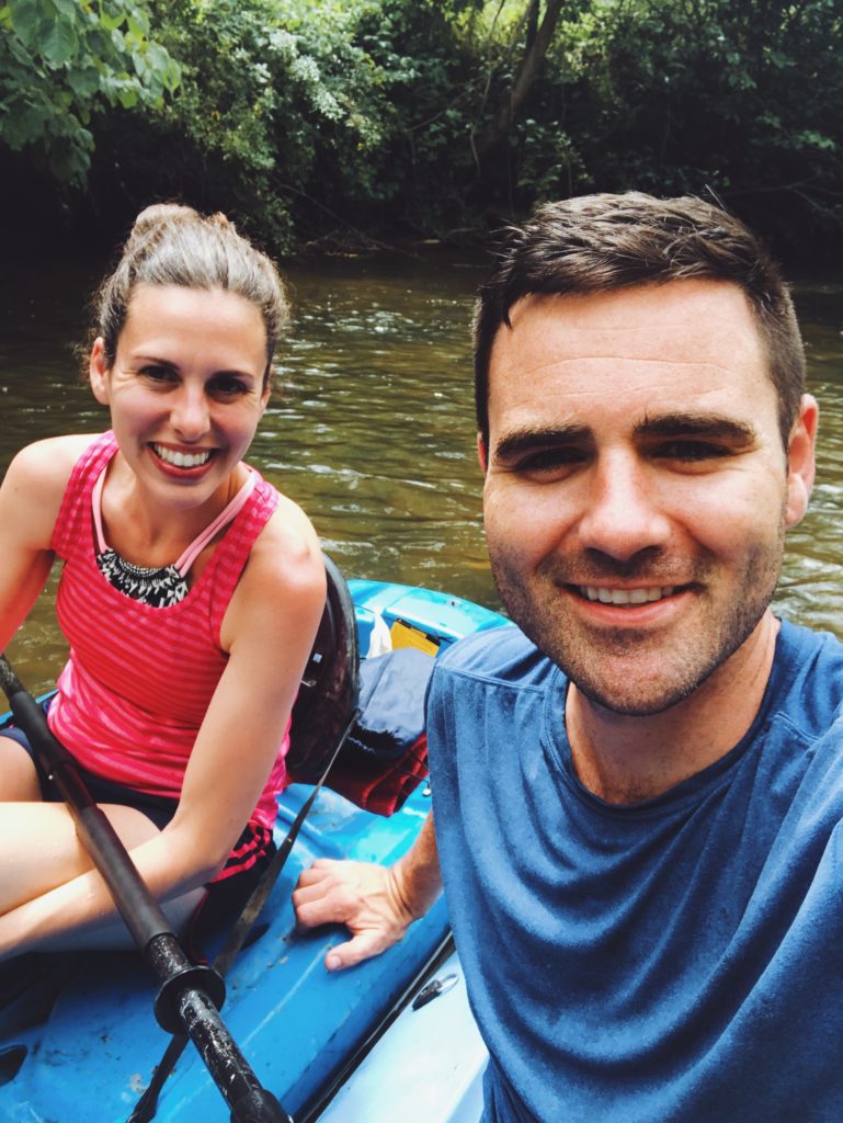 couples retreat - kayaking