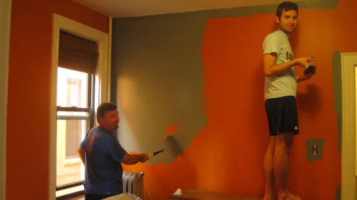 painting our one-bedroom apt