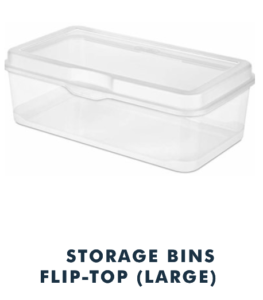 tidying products: storage bins 