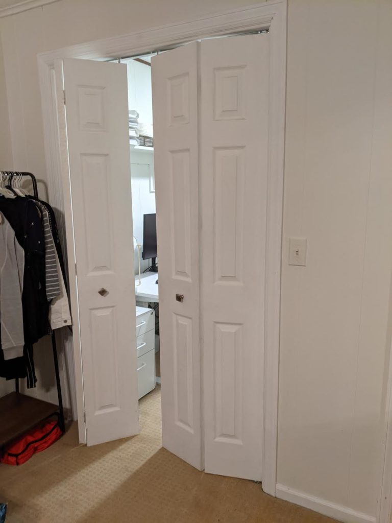 before - closet