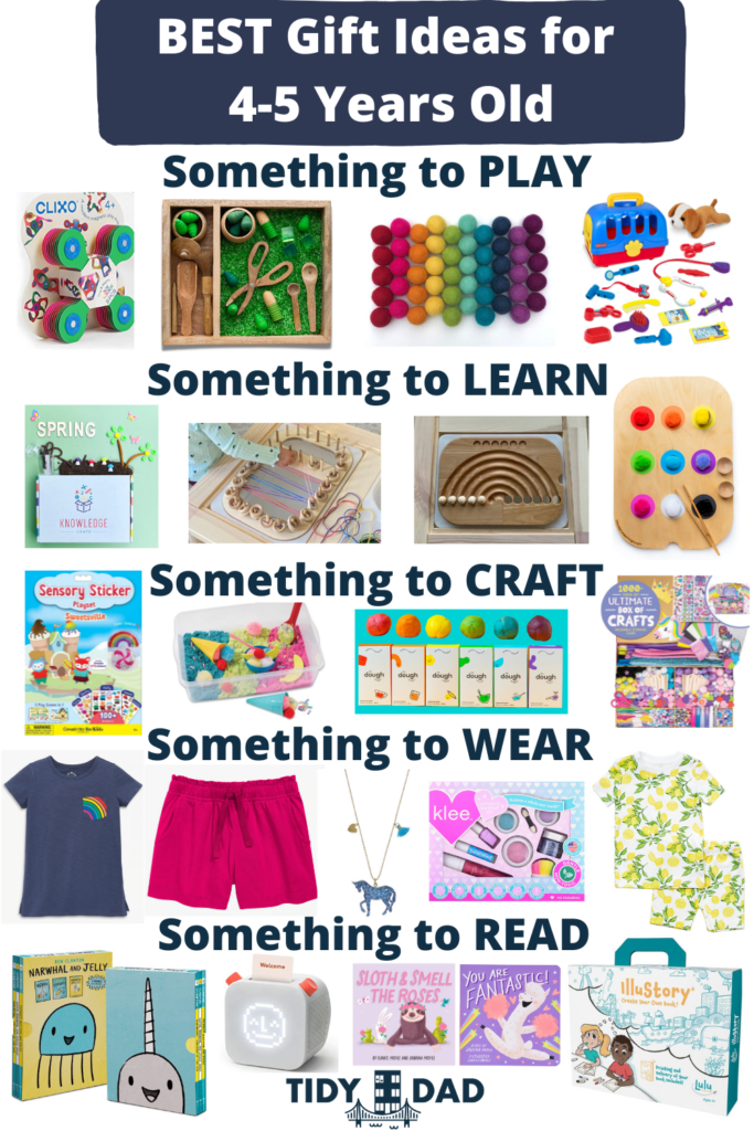 gift ideas for 4-5 year olds