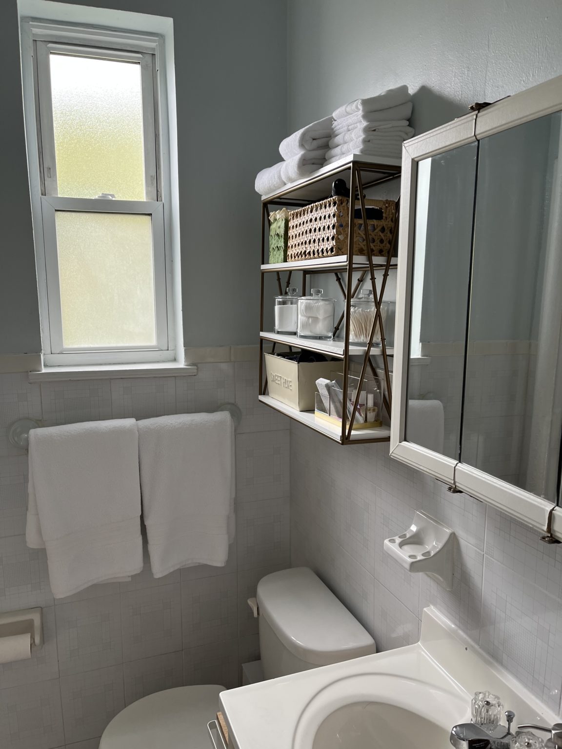 Small Space Bathroom Tour: Family of 5, NYC Apartment – thetidydad.com