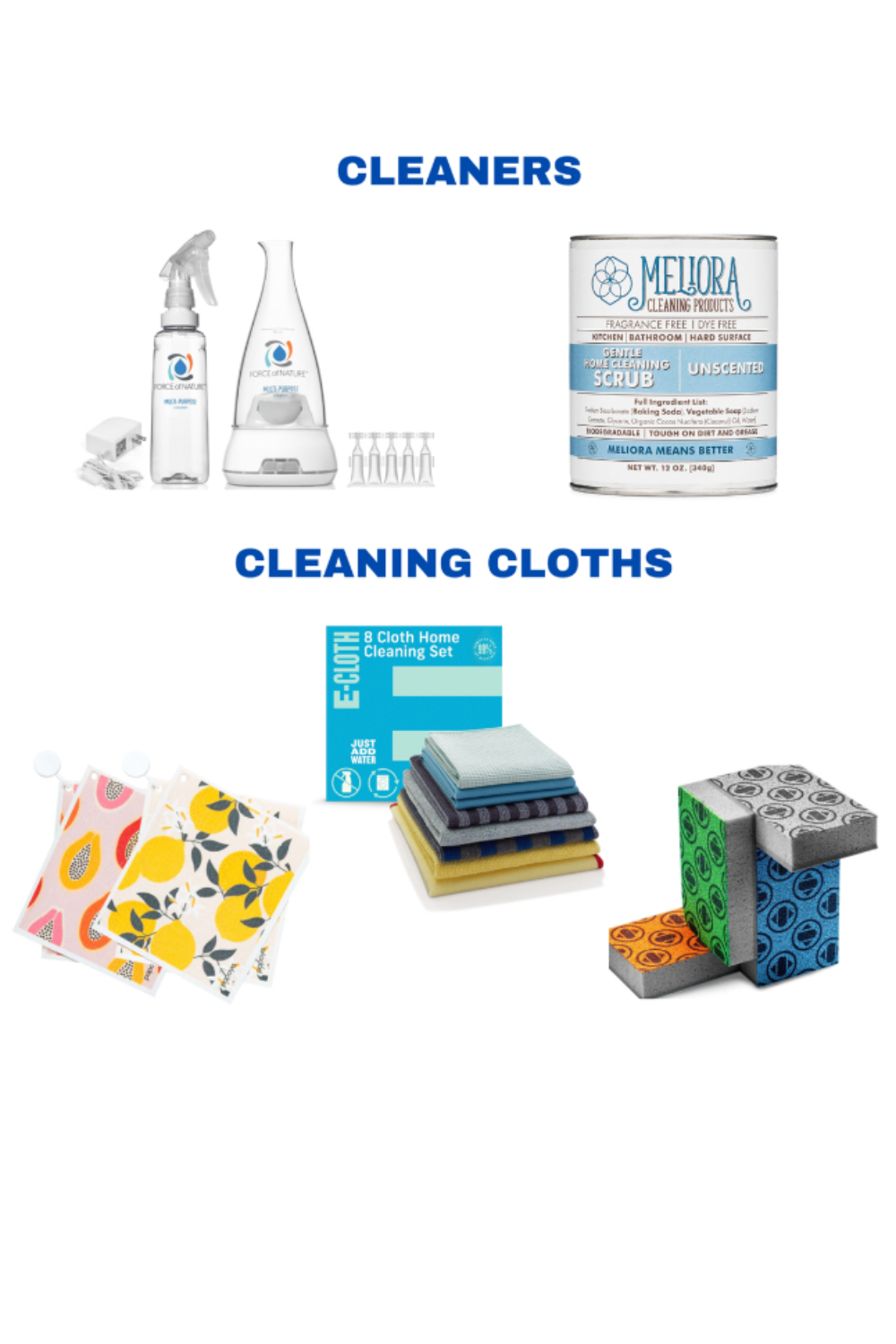 E-Cloth Home Cleaning Set - 8 Piece