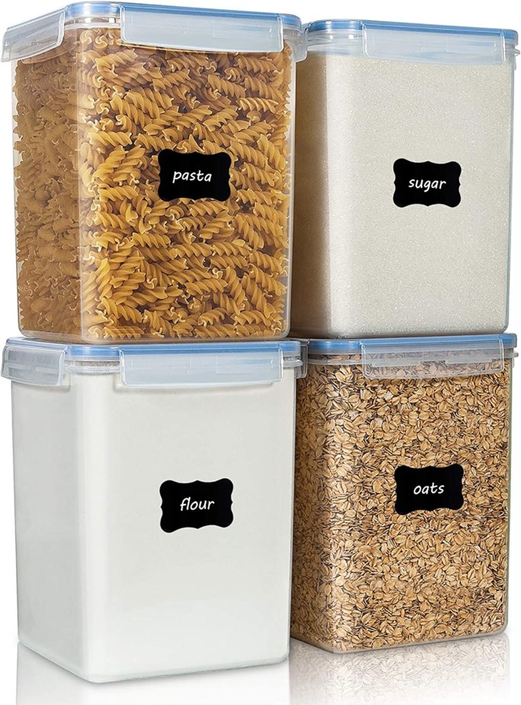 pantry organization products: large food storage containers