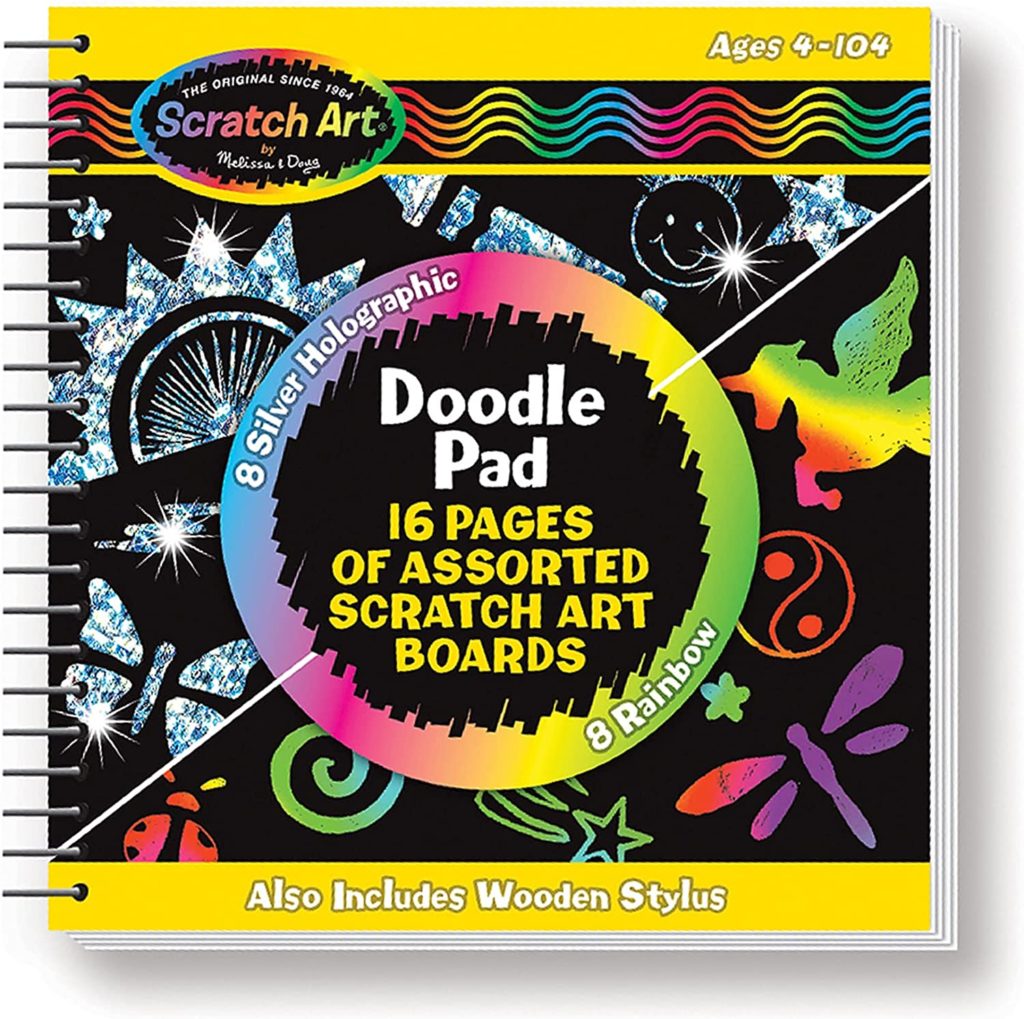 Craft Kit: Scratch Art Doodle Pad (ages 4+)