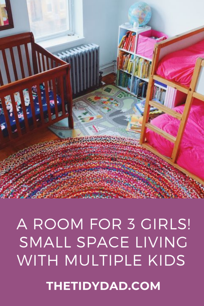 a room for 3 girls: small space living with multiple kids