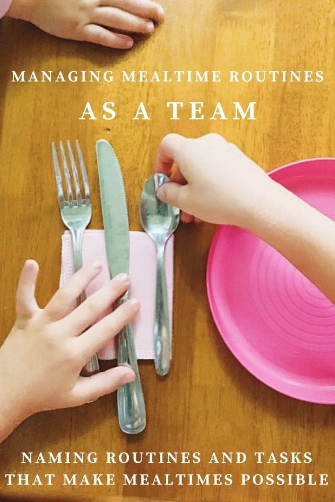 managing mealtime routines as a team 