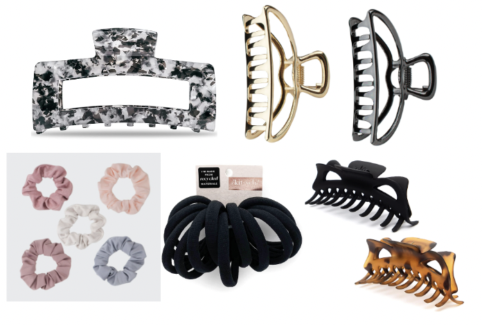 Valentine's Day Gift Guide for Women: Claw Clips, Scrunchies, and Hair Elastics