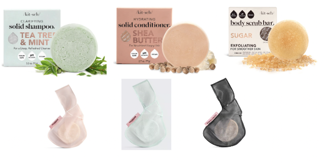 Valentine's Day Gift Guide for Women: Shampoo Bar, Conditioner Bar, and Body Scrub Ba