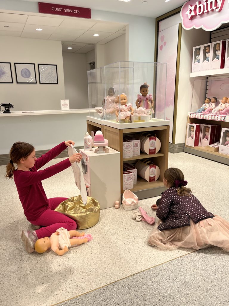 5th Avenue with Kids - American Girl Doll store 