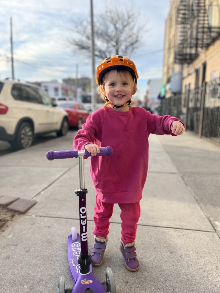 NYC day with Kids: scooters