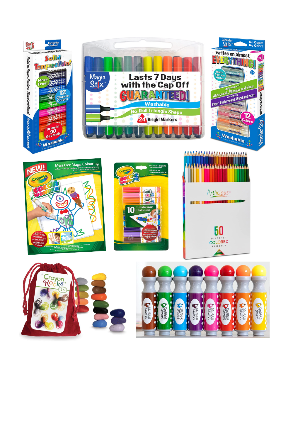 12pcs Colored Chalk (6 Colors) For Kids' Education, Teachers, Dustless Chalk