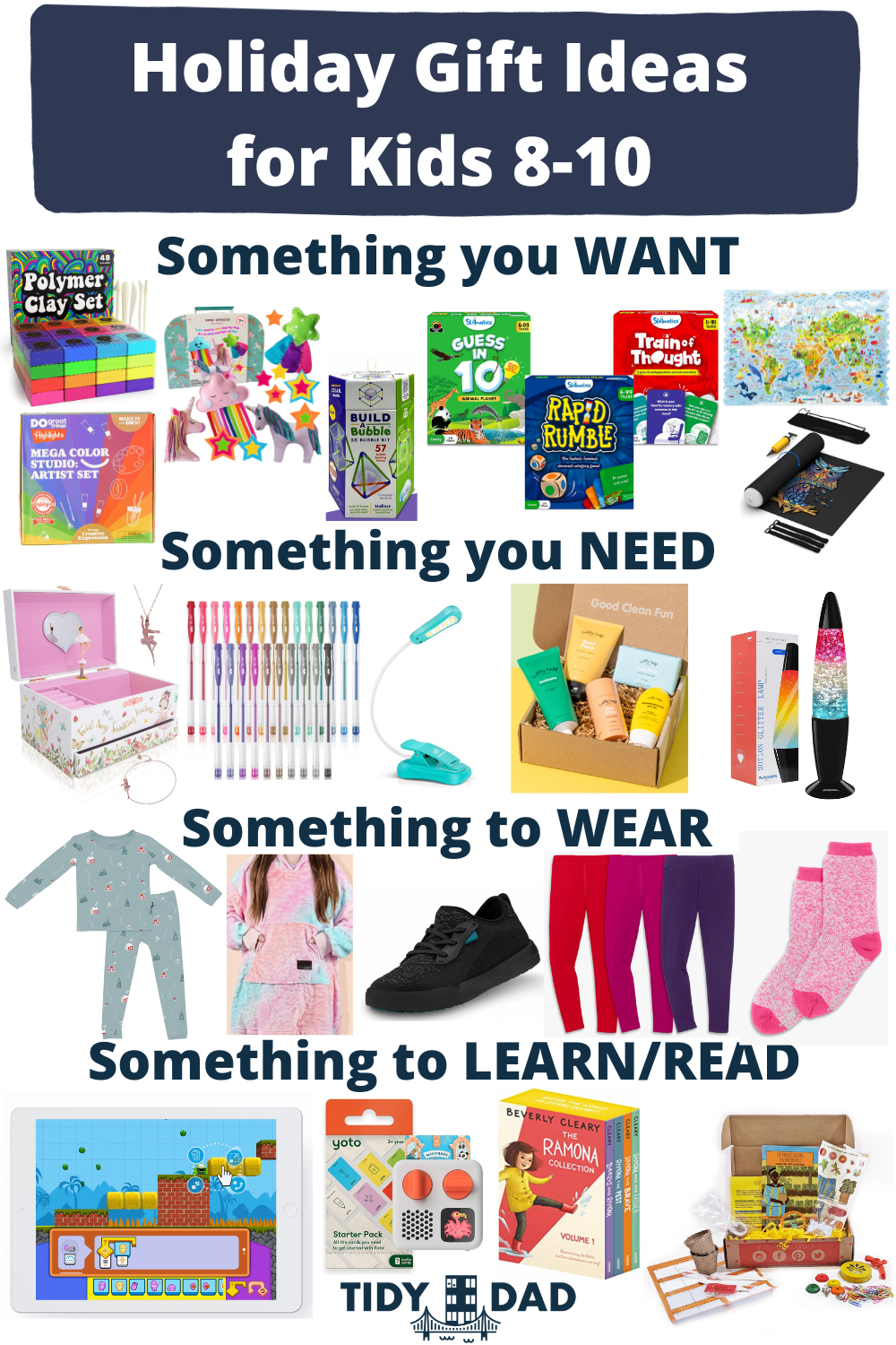 Gift Ideas For 8 10 Year Olds Thetidydad