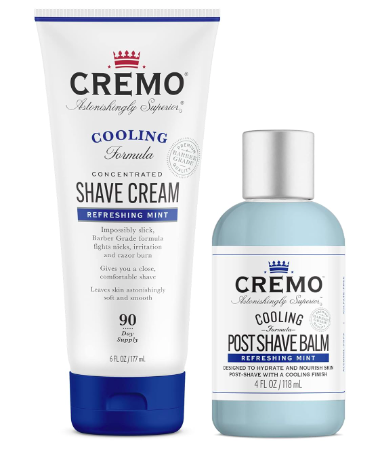 Men’s Skincare Routine: Cremo Cooling Shave Cream and Post Shave Balm