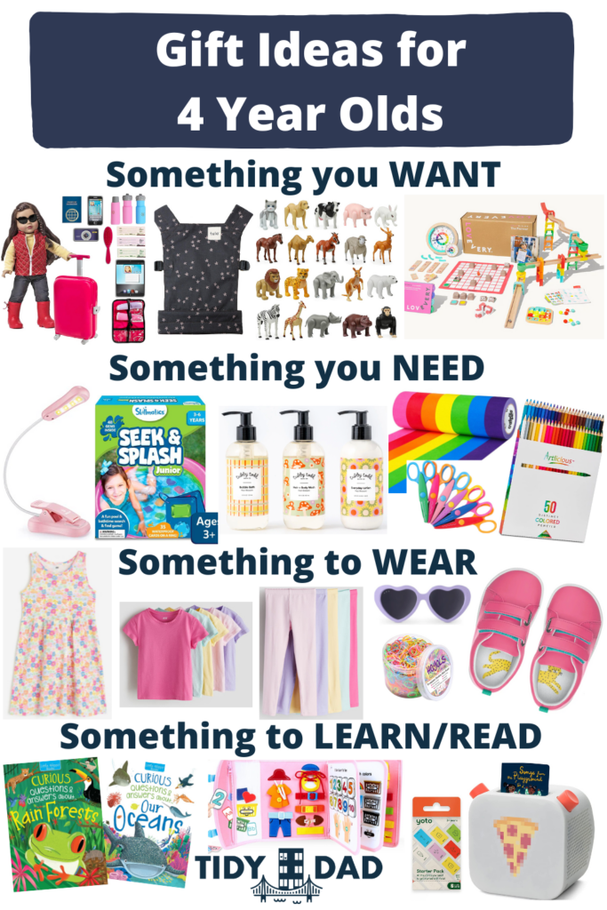 Gift Ideas for 4 Year Olds 
