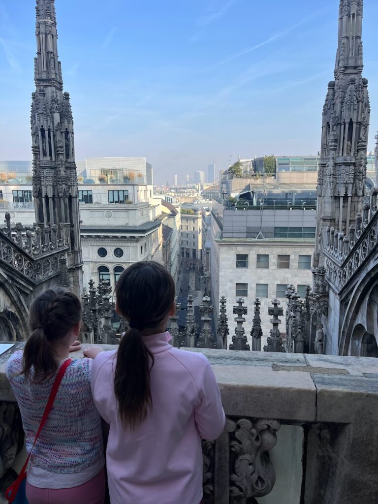 the Duomo di Milano cathedral