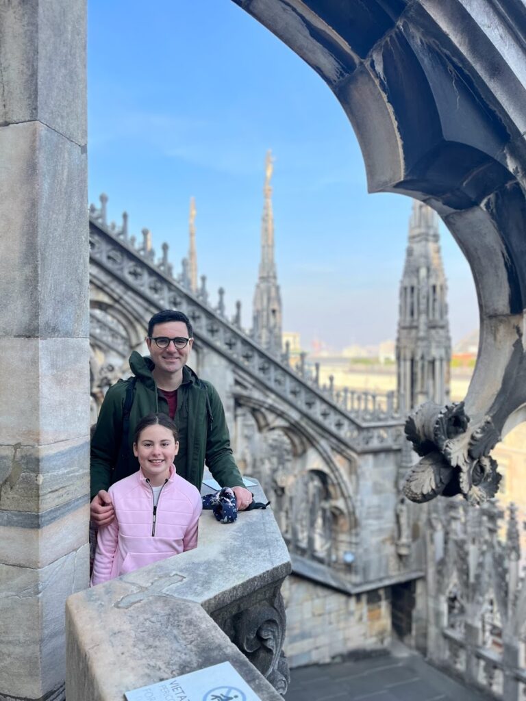 the Duomo di Milano cathedral