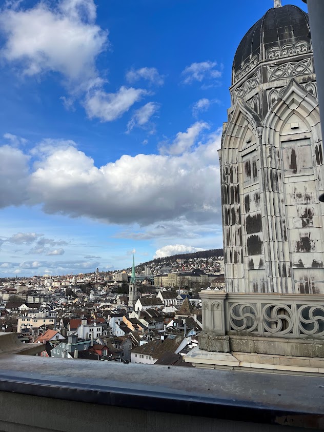 view from Grossmünster Church