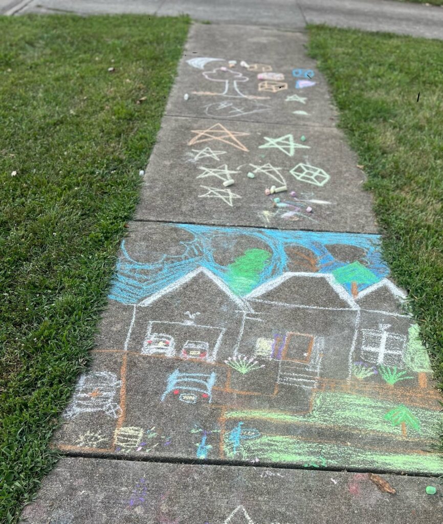 Kentucky sidewalk chalk 