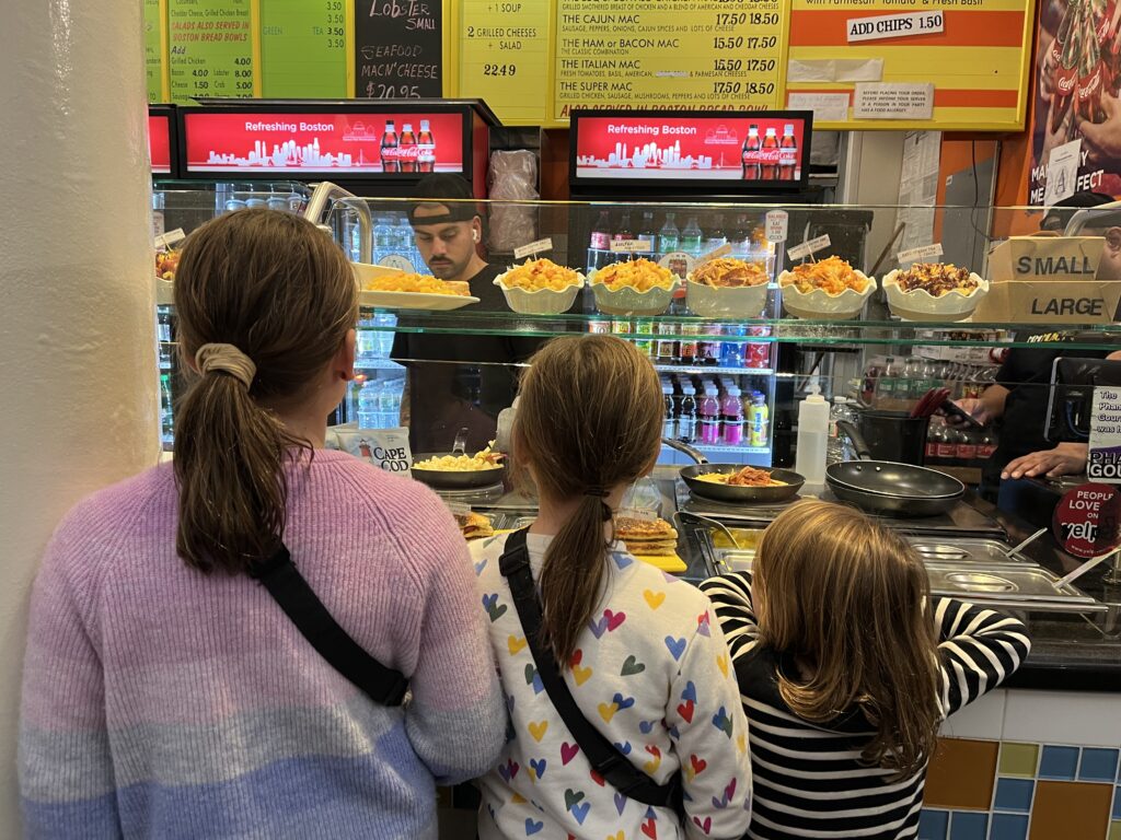 Family Weekend in Boston - Dinner at Quincy Market